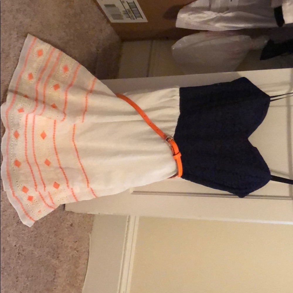 Strapless summer dress
